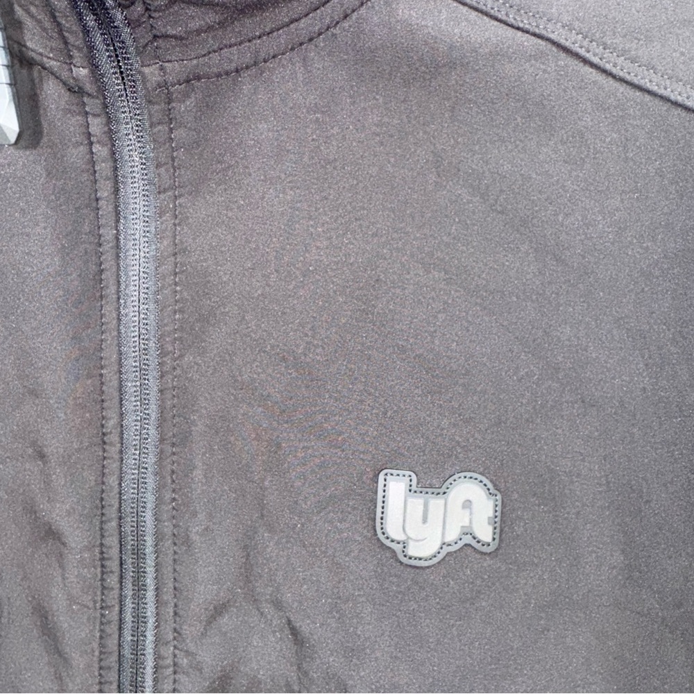 Lyft 1K Rides Softshell Jacket Men's 2XL Fleece Lined Black - Picture 3 of 12